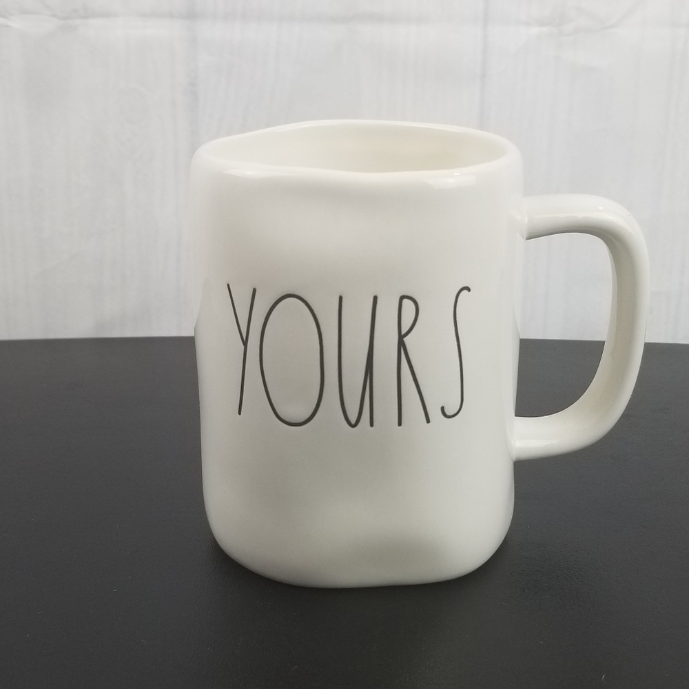 Rae Dunn Ceramic Mug "YOURS" by Magenta